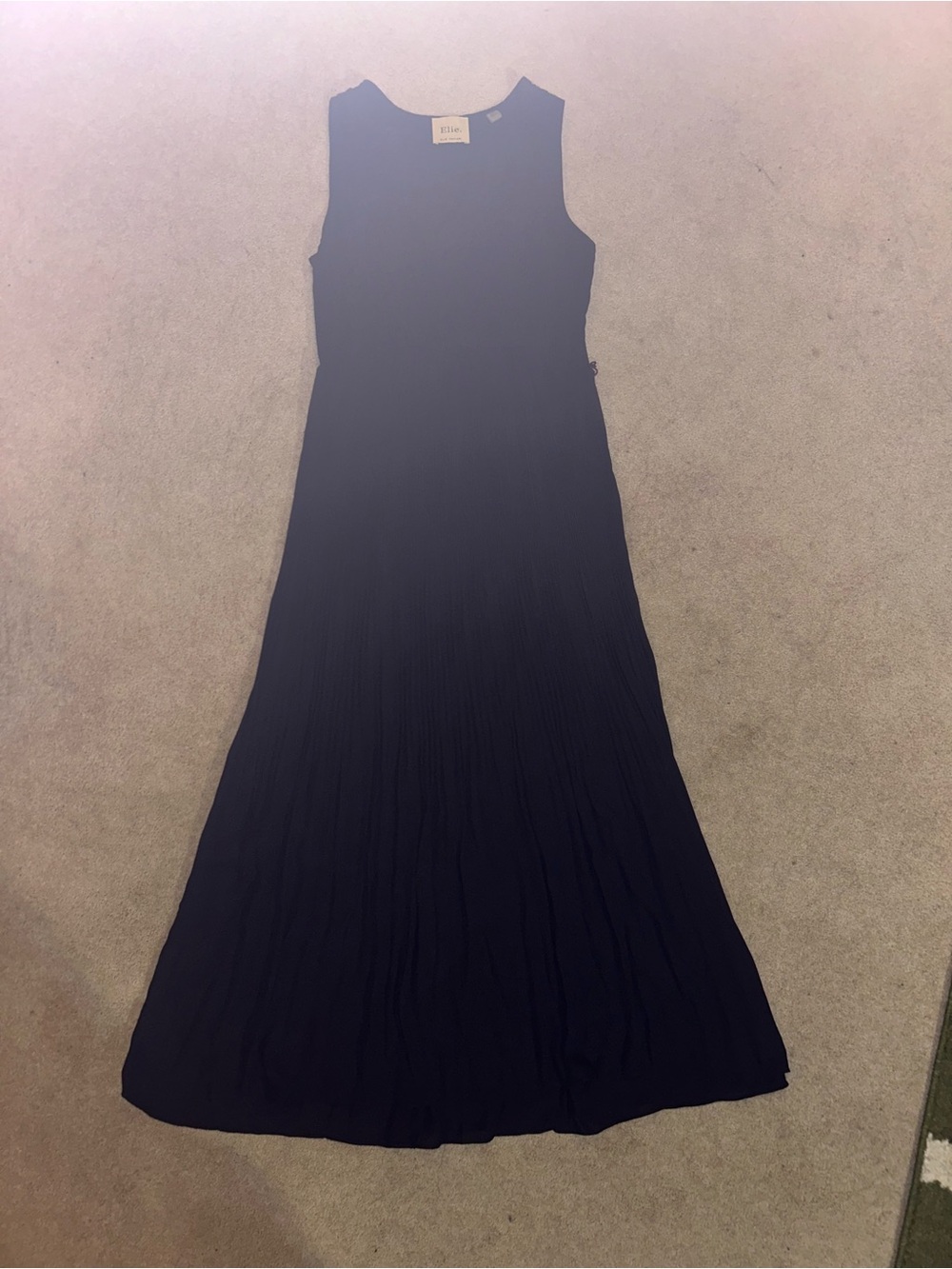 Women’s Sleeveless Dark Navy Maxi Dress